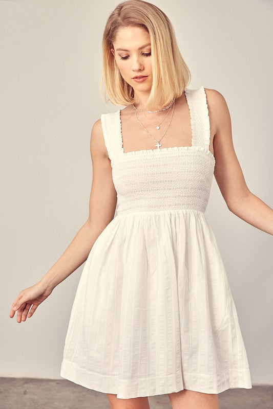 Smocked Ruffle Detail Dress - Next Pick Collection