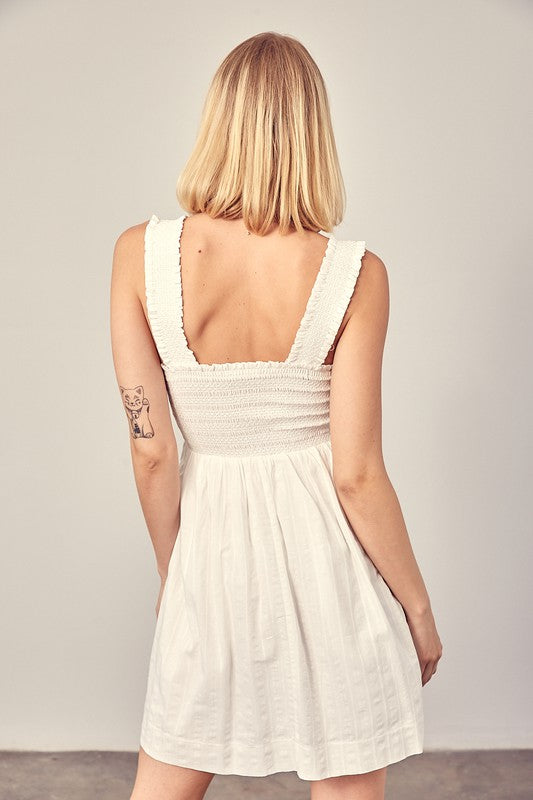 Smocked Ruffle Detail Dress - Next Pick Collection