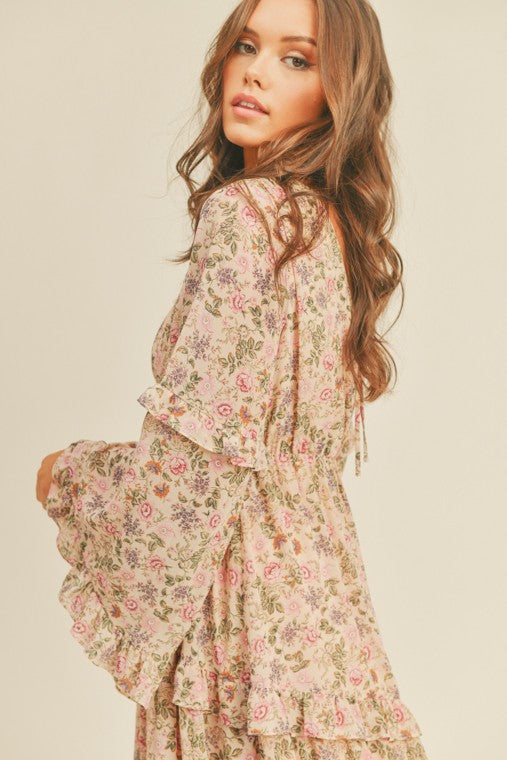 Floral Print Midi Dress - Next Pick Collection