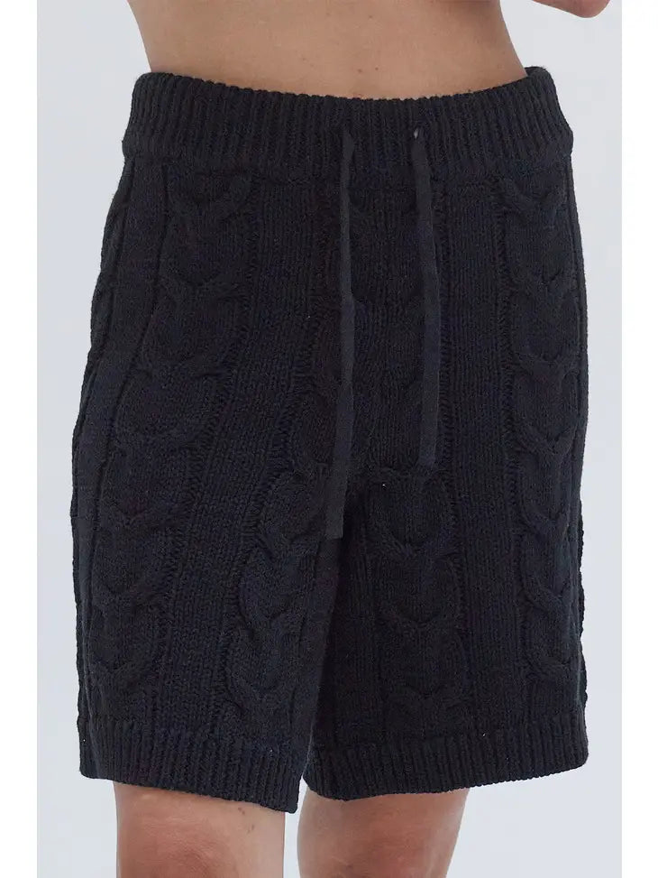 LOUIS CABLE KNITTED OVERSIZED VEST SET - Next Pick Collection